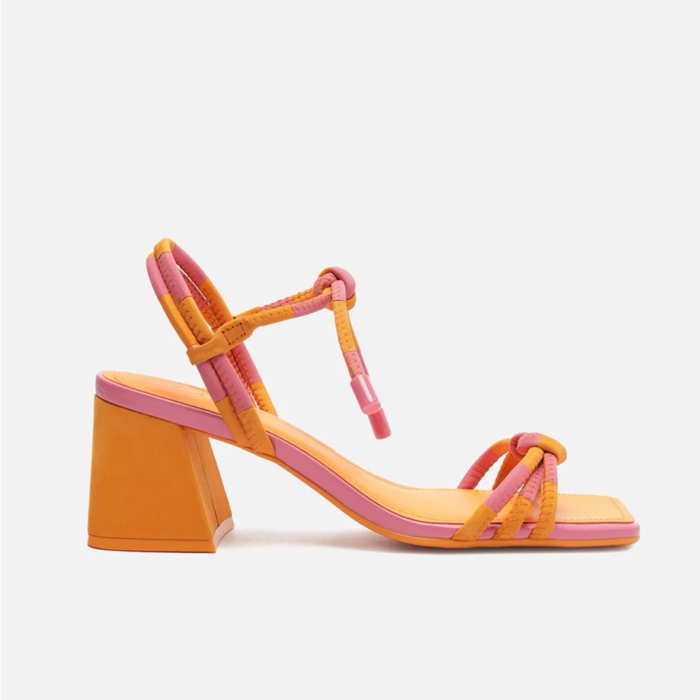 Arezzo Two-Color Block Sandals (Price negotiable)